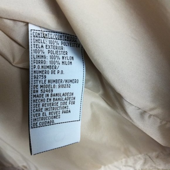 Outbrook Womens Jacket Windbreaker Gold Lightweight Snap Front Collared Plus 1X - Picture 8 of 13